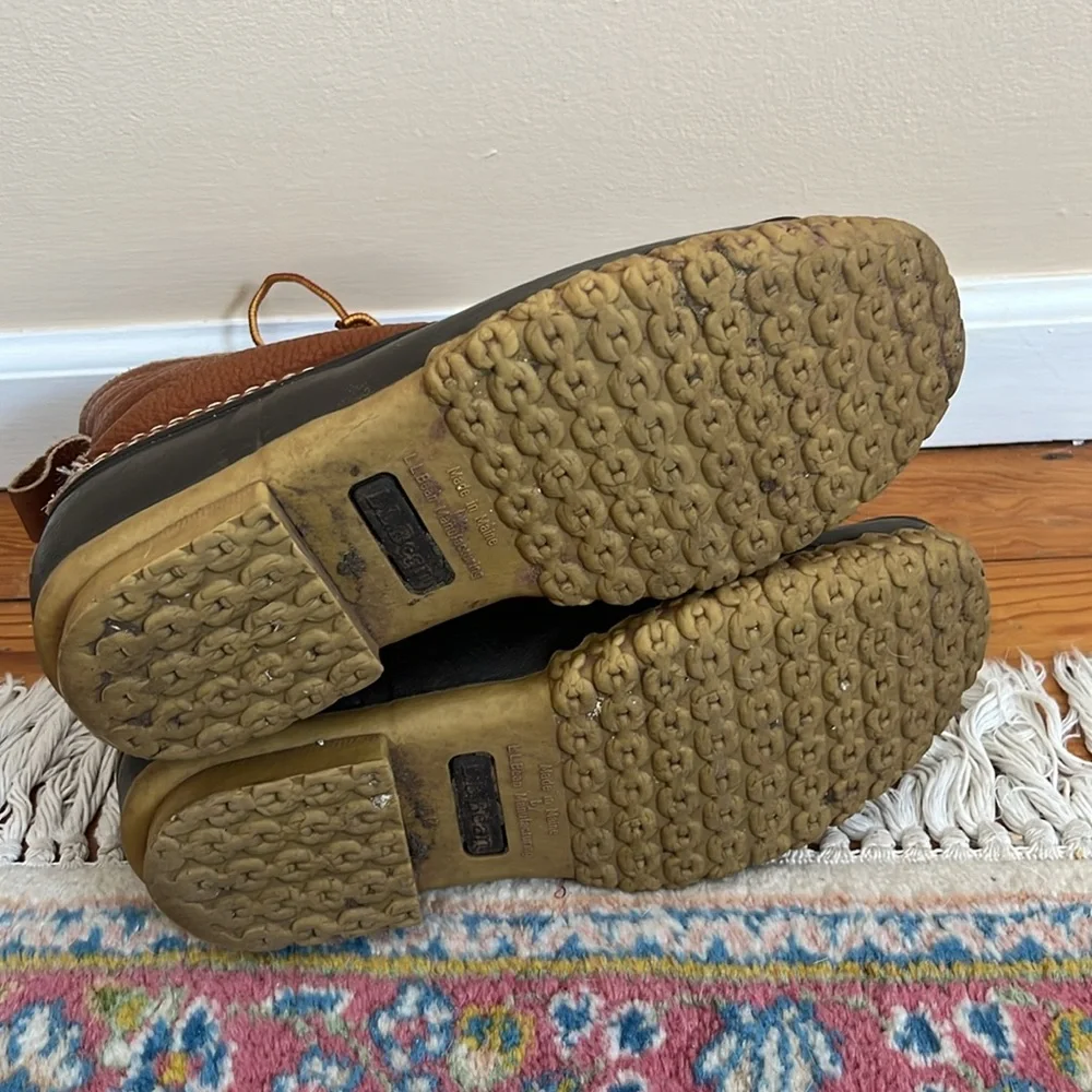 Women's LL Bean Shearling Lined Duck Boots, 9 - Picture 2 of 7